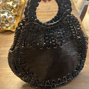Vintage 1970’s Leather Hippie Hobo Bag